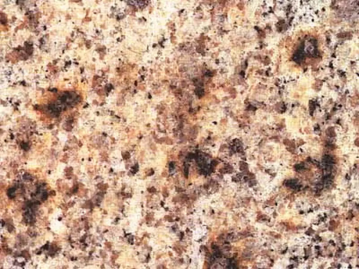 Amarelo Paraiso Light granito, campione lucido – Marmi di Carrara – beige, rosa (1)