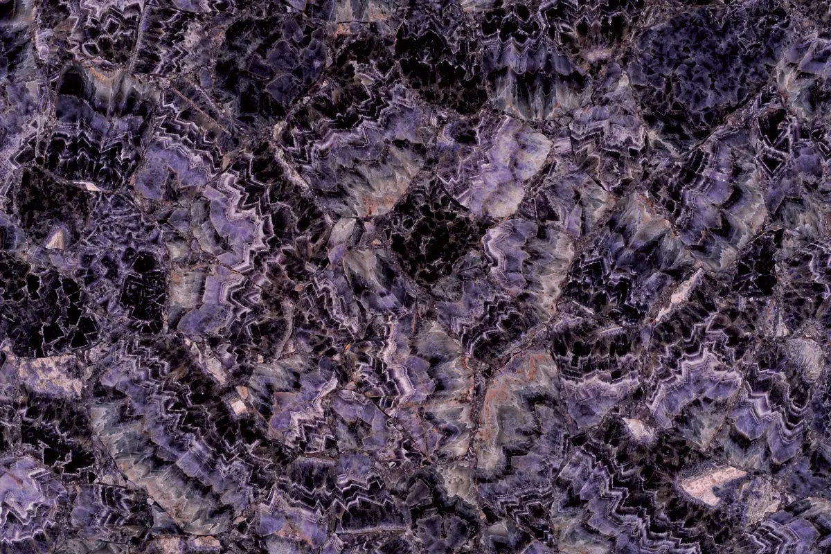 Amethyst Extra marmo, superficie di lastra – Marmi di Carrara – antracite, viola (1)