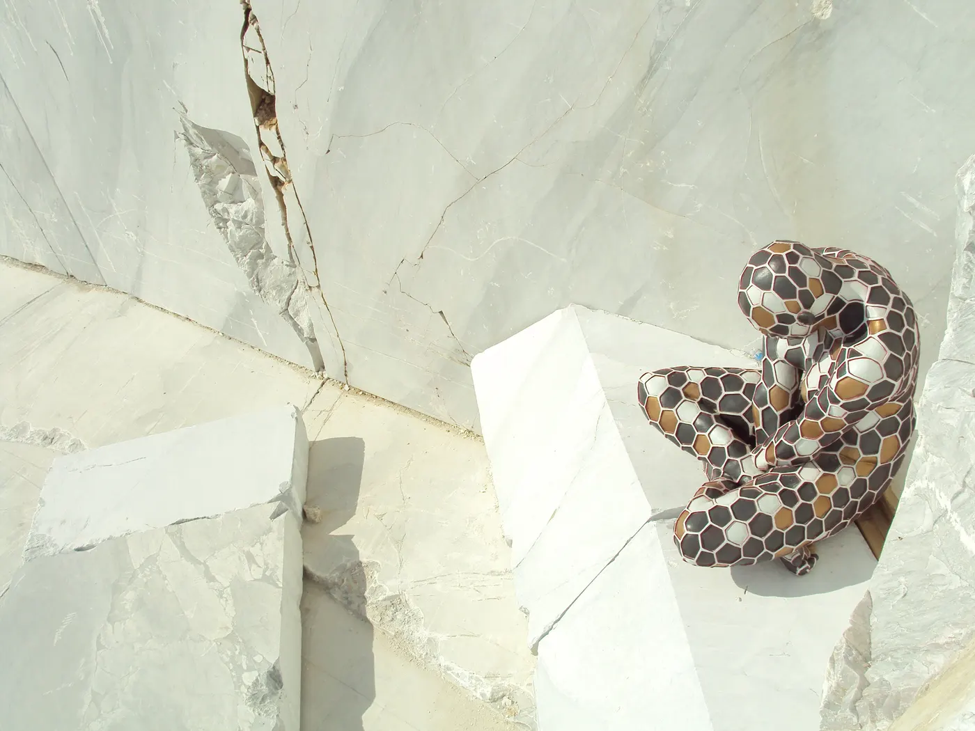 Arabescato marmo, superficie di lastra – Marmi di Carrara – avorio, grigio chiaro (12)