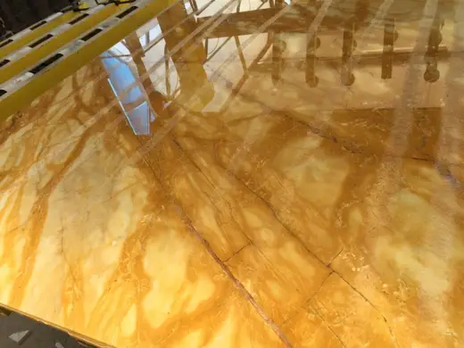 Arabescato marble slab surface – Marmi di Carrara – gold, brown (58)