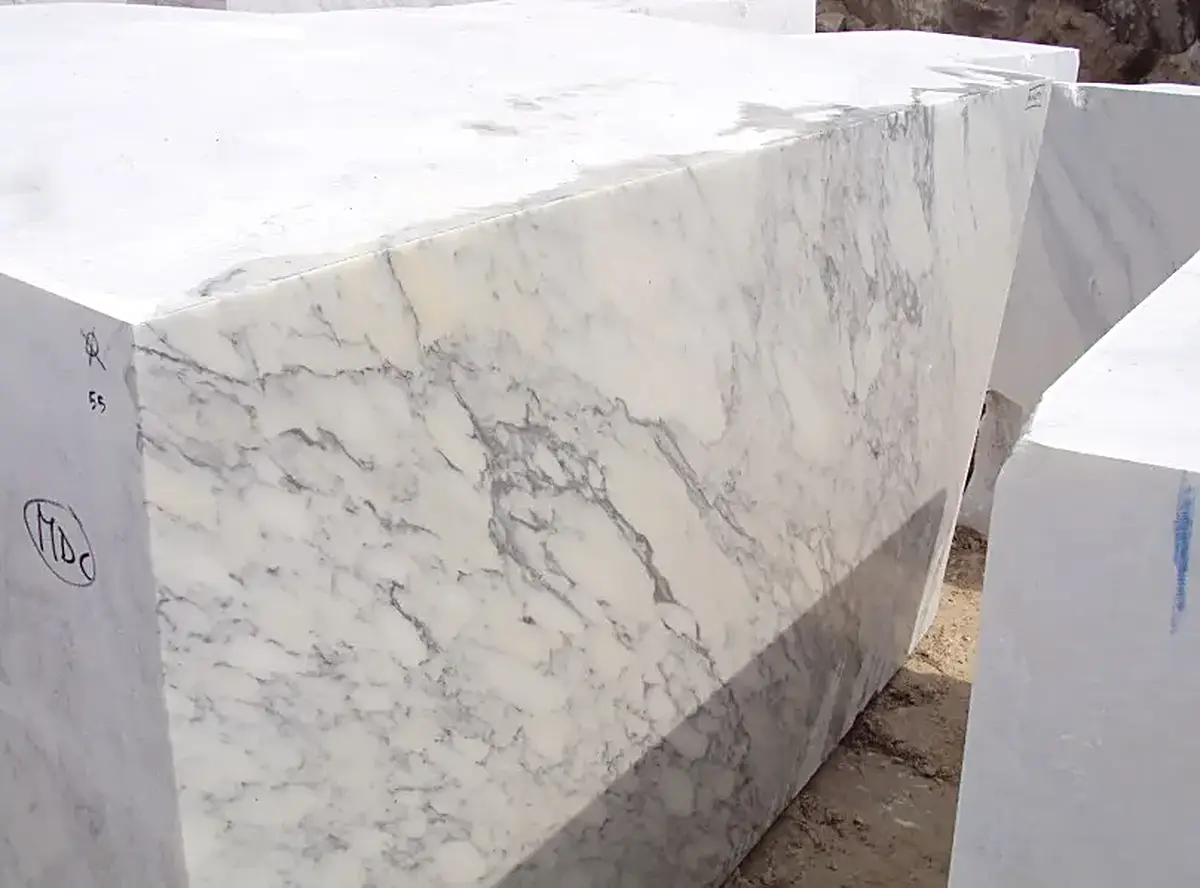 Arabescato mármol, superficie de losa – Marmi di Carrara – gris claro, blanco (73)