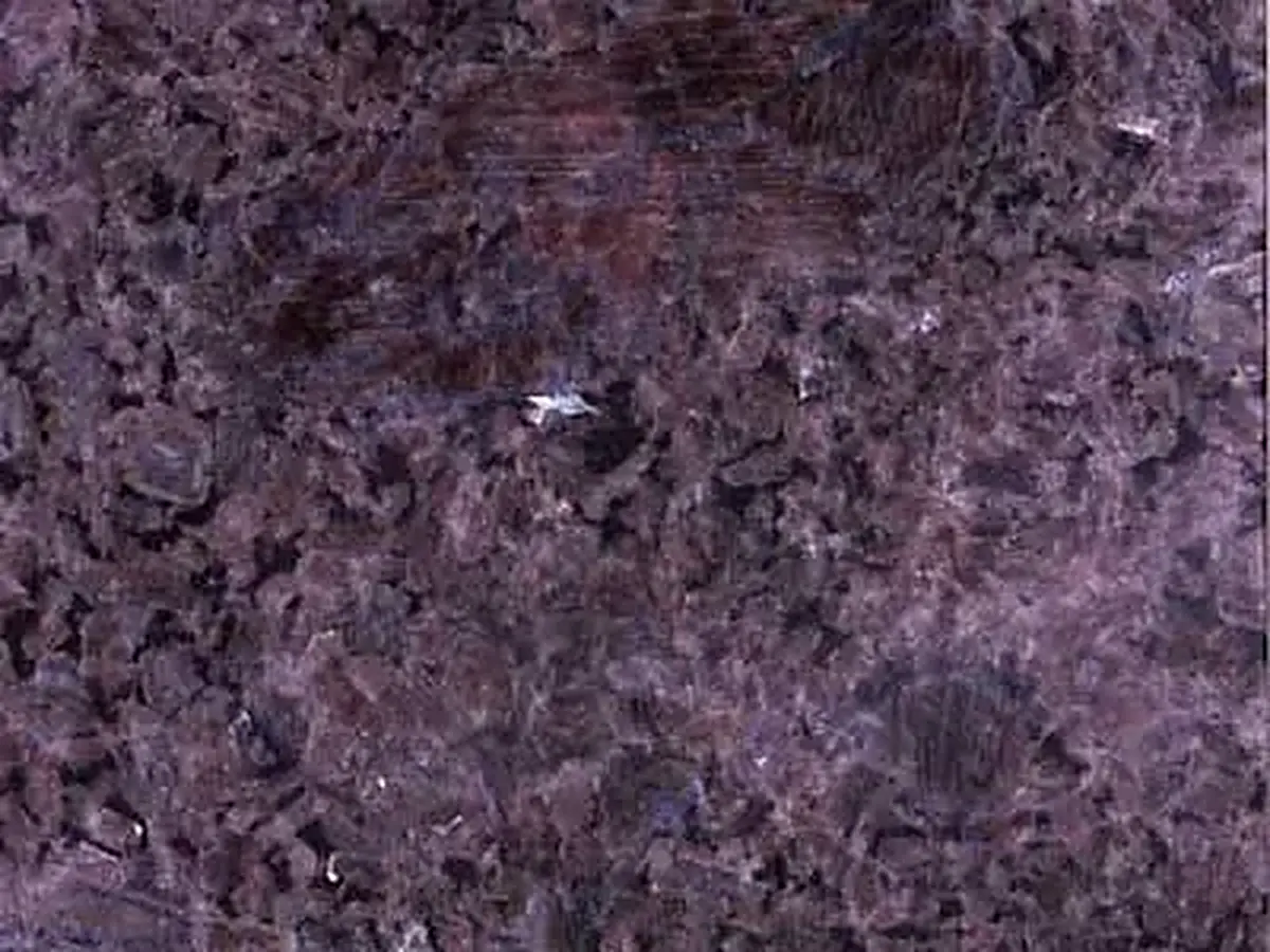 Arctic Rainbow granite polished sample – Marmi di Carrara – charcoal, violet (1)