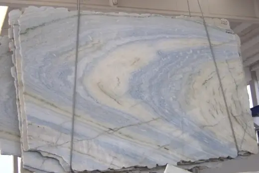 Azul Cielo Marmor, Plattenoberfläche – Marmi di Carrara – hellgrau, grau (3)