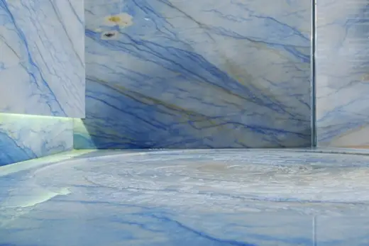 Azul Macaúbas quartzite slab surface – Marmi di Carrara – light grey, grey (16)
