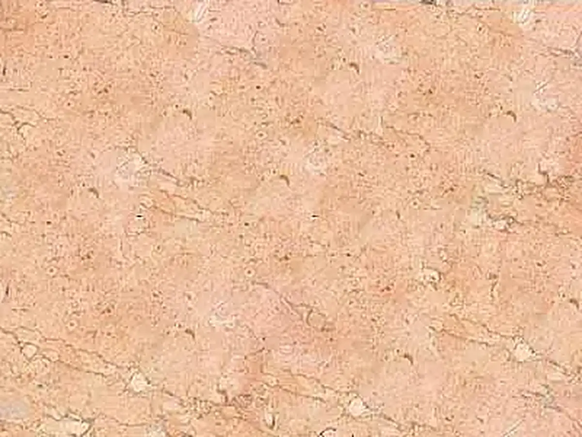 Bajistan Pink Kalkstein, polierte Probe – Marmi di Carrara – beige (1)