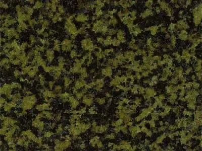 Balmoral Green Granit, polierte Probe – Marmi di Carrara – schwarz, braun (1)