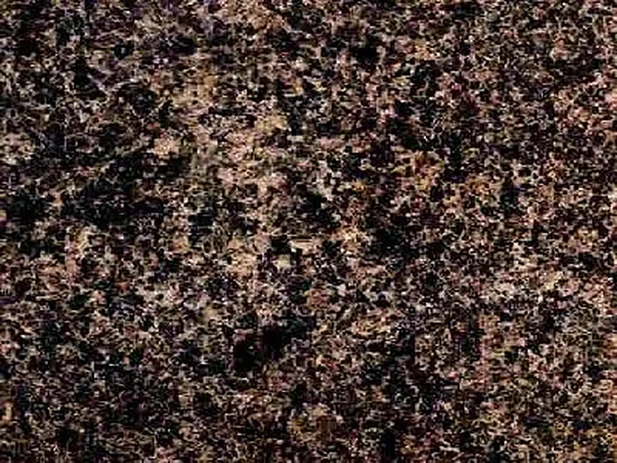 Baltic Mahogany Granit, polierte Probe – Marmi di Carrara – anthrazit, schwarz (1)