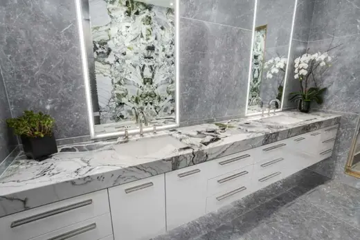 Bardiglio marble flooring – Marmi di Carrara – light grey, grey (19)