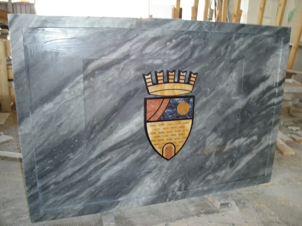 Bardiglio mármol, bloque de cantera – Marmi di Carrara – gris, verde (28)