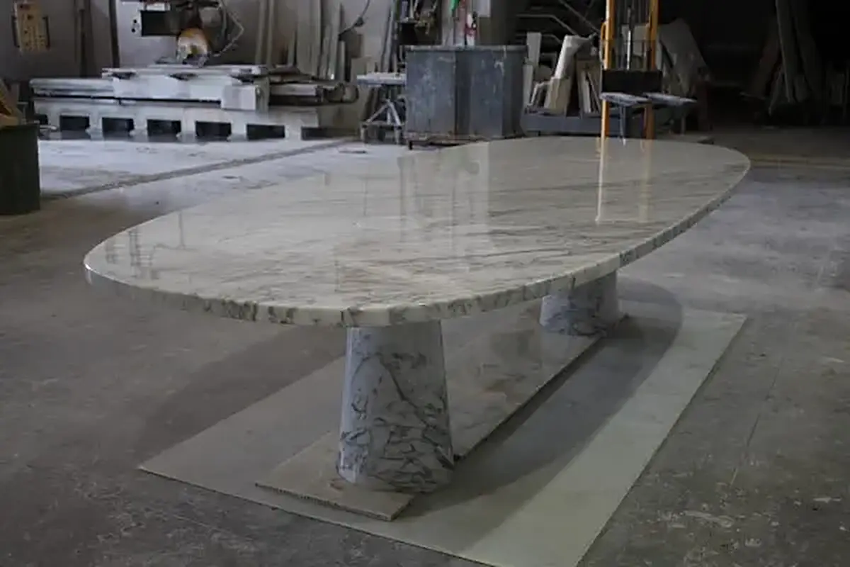 Bardiglio Imperiale marble slab surface – Marmi di Carrara – charcoal, grey (17)