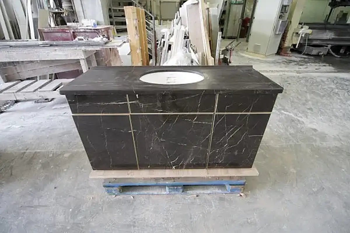 Bardiglio Imperiale mármol, revestimiento de pared – Marmi di Carrara – gris claro, antracita (18)
