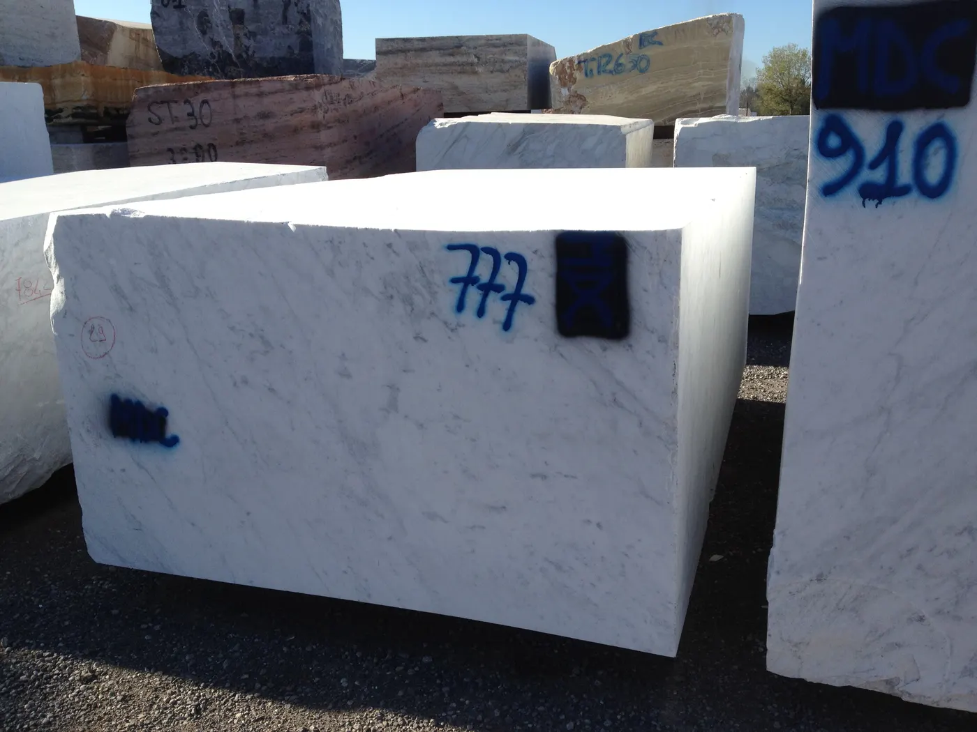 Bianco Carrara мрамор, поверхность плиты – Marmi di Carrara – серый, чёрный (25)