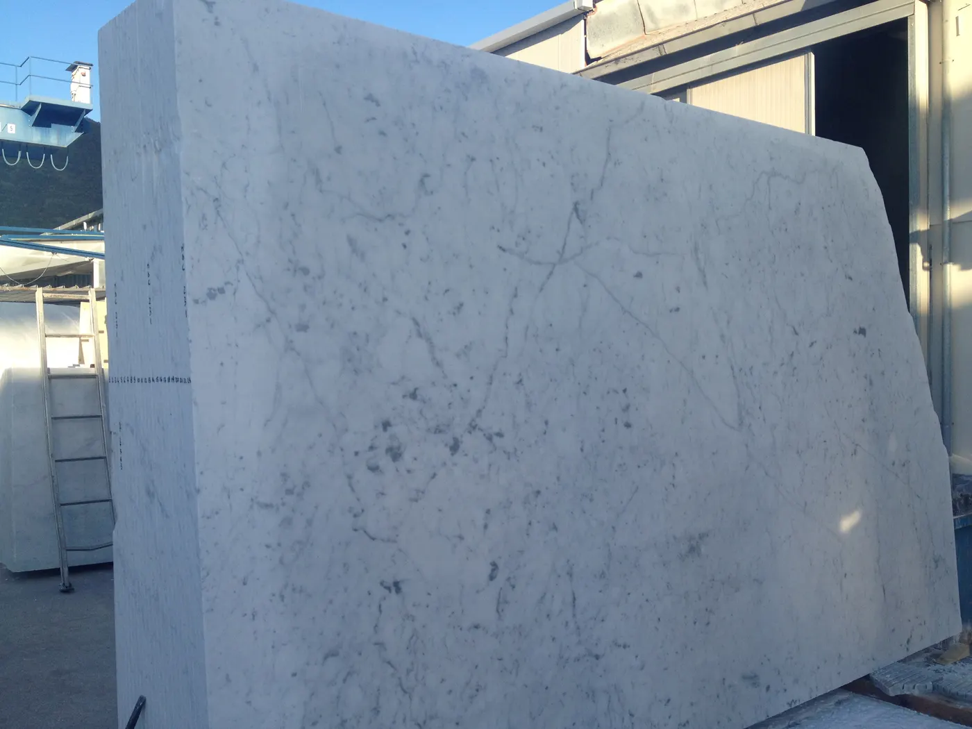 Bianco Carrara C marbre, surface de dalle – Marmi di Carrara – gris, vert (39)