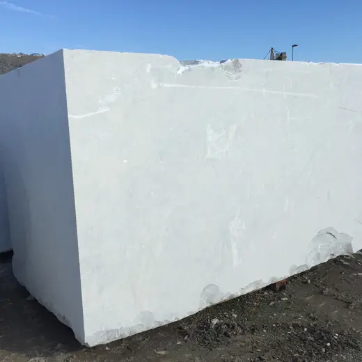 Bianco Carrara C marble slab surface – Marmi di Carrara – ivory, grey (42)