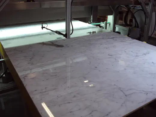 Bianco Carrara C marble slab surface – Marmi di Carrara – grey, black (53)
