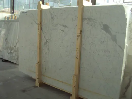 Bianco Carrara C marble slab surface – Marmi di Carrara – grey, charcoal (55)