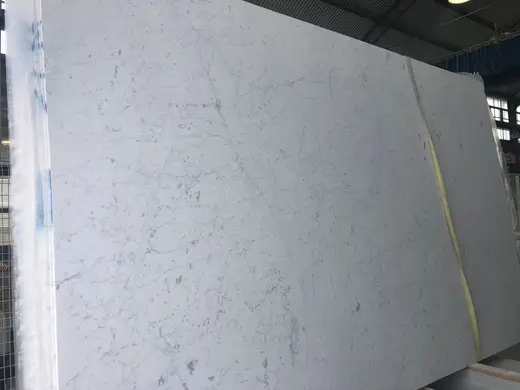 Bianco Carrara C marble slab surface – Marmi di Carrara – light grey, grey (65)