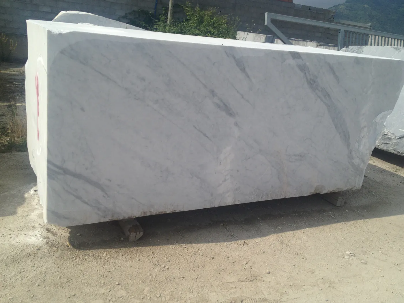 Bianco Carrara CD Marmor, Steinbruchblock – Marmi di Carrara – grau, anthrazit (23)