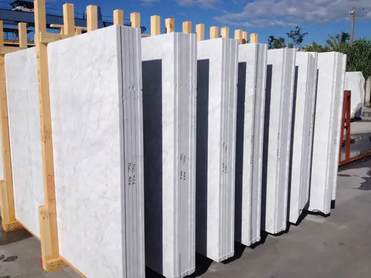 Bianco Carrara CD marble slab surface – Marmi di Carrara – grey, charcoal (3)