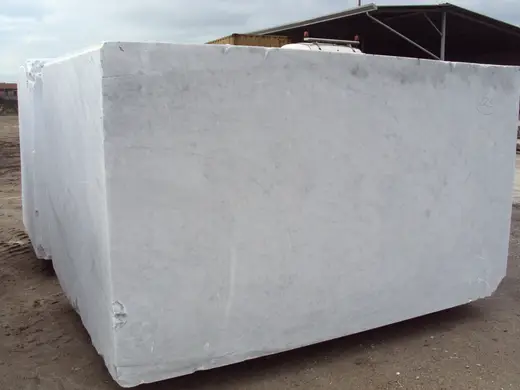 Bianco Carrara CD marble quarry block – Marmi di Carrara – light grey, charcoal (37)
