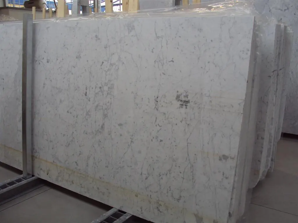 Bianco Carrara CD Marmor, Plattenoberfläche – Marmi di Carrara – grau, violett (44)