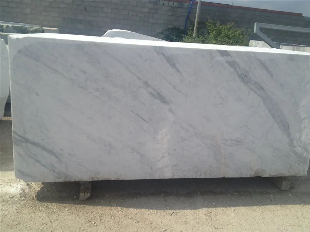Bianco Carrara CD Marmor, Steinbruchblock – Marmi di Carrara – grau, anthrazit (48)