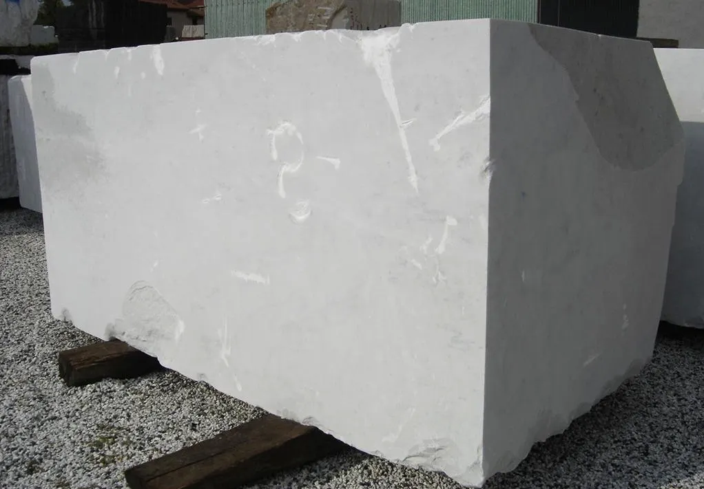Bianco Carrara CD Marmor, Steinbruchblock – Marmi di Carrara – hellgrau, grün (54)