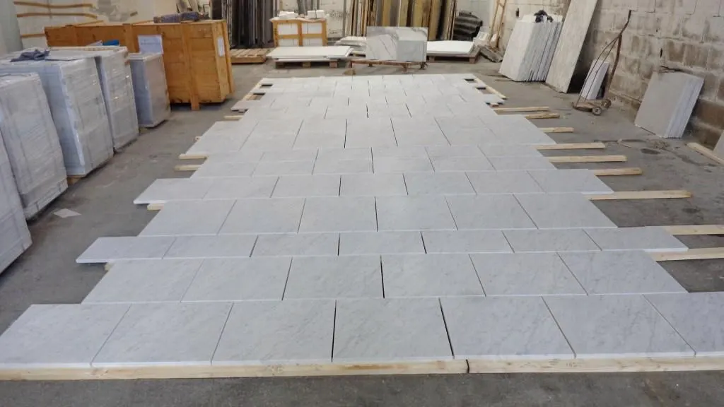 Bianco Carrara CD Marmor, Fliesen – Marmi di Carrara – hellgrau, grün (55)