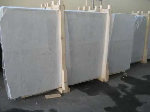 Bianco Carrara CD marble slab surface – Marmi di Carrara – grey, beige (56)