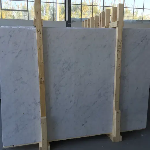 Bianco Carrara CD marble slab surface – Marmi di Carrara – grey, green (62)