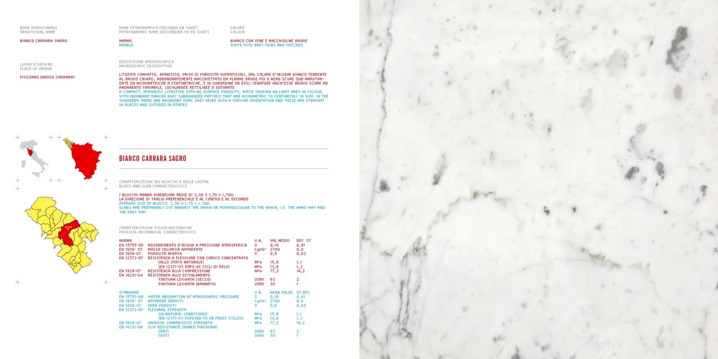 Bianco Carrara CD marbre, surface de dalle – Marmi di Carrara – blanc, ivoire (72)