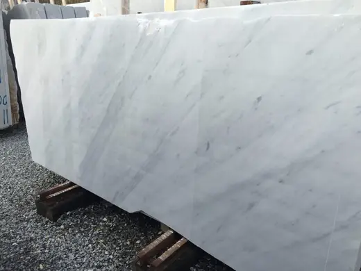 Bianco Carrara CD marble slab surface – Marmi di Carrara – grey, light grey (77)