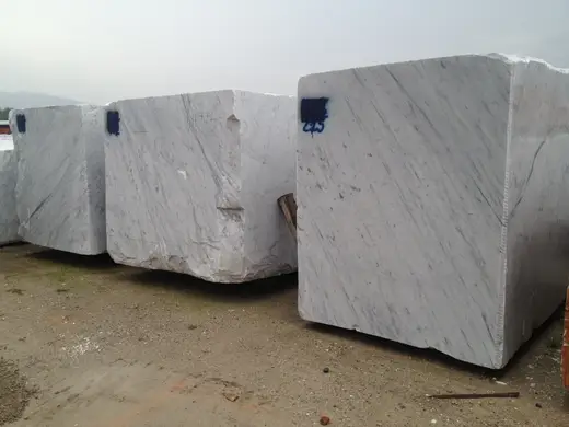 Bianco Carrara CD marble slab surface – Marmi di Carrara – grey, charcoal (8)