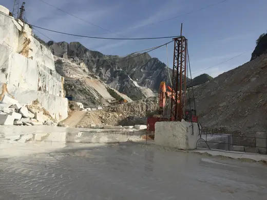Bianco Gioia marble quarry view – Marmi di Carrara – green, grey (28)