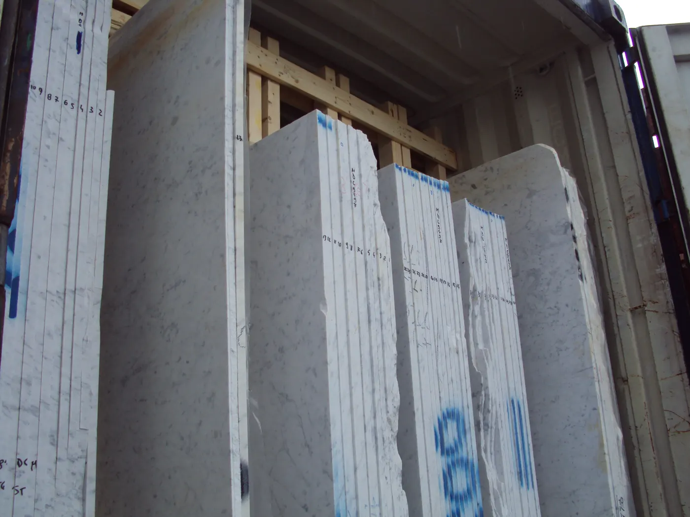 Bianco Gioia marble slab surface – Marmi di Carrara – grey, green (34)