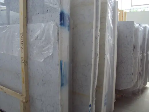Bianco Gioia marble slab surface – Marmi di Carrara – grey, violet (51)