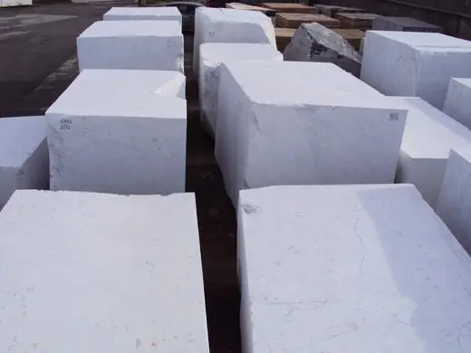 Bianco Gioia marble slab surface – Marmi di Carrara – light grey, grey (63)