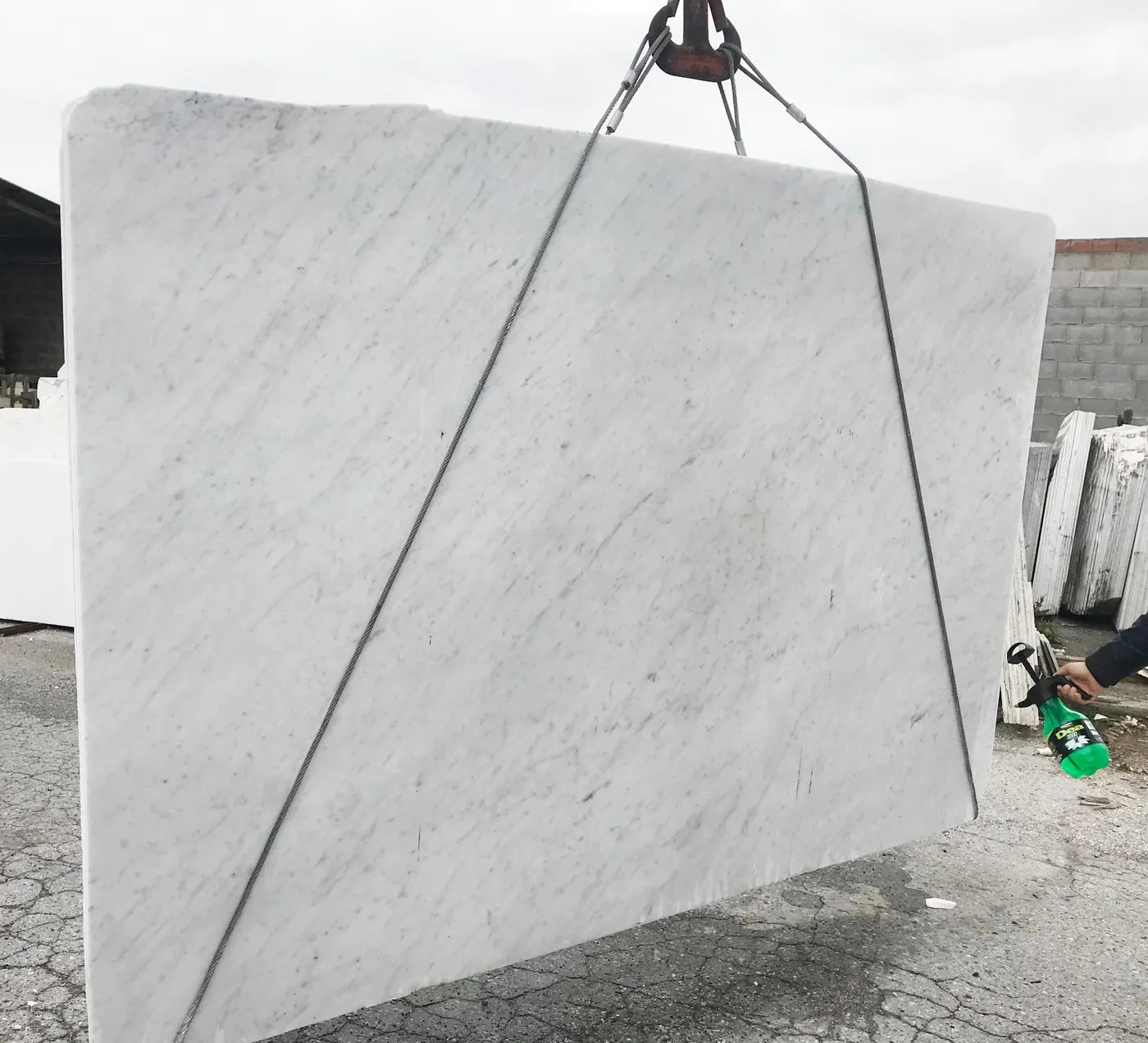 Bianco Gioia mármol, superficie de losa – Marmi di Carrara – gris claro, gris (67)