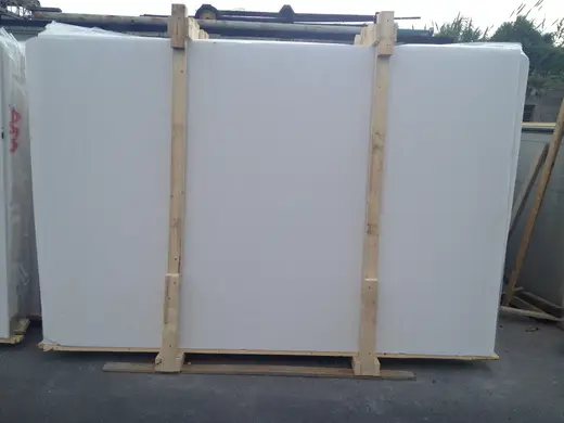 Bianco Thassos Sivec Pure marble slab surface – Marmi di Carrara – grey, light grey (2)