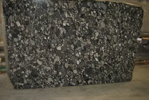 Black Morgan marble slab surface – Marmi di Carrara – charcoal, green (2)