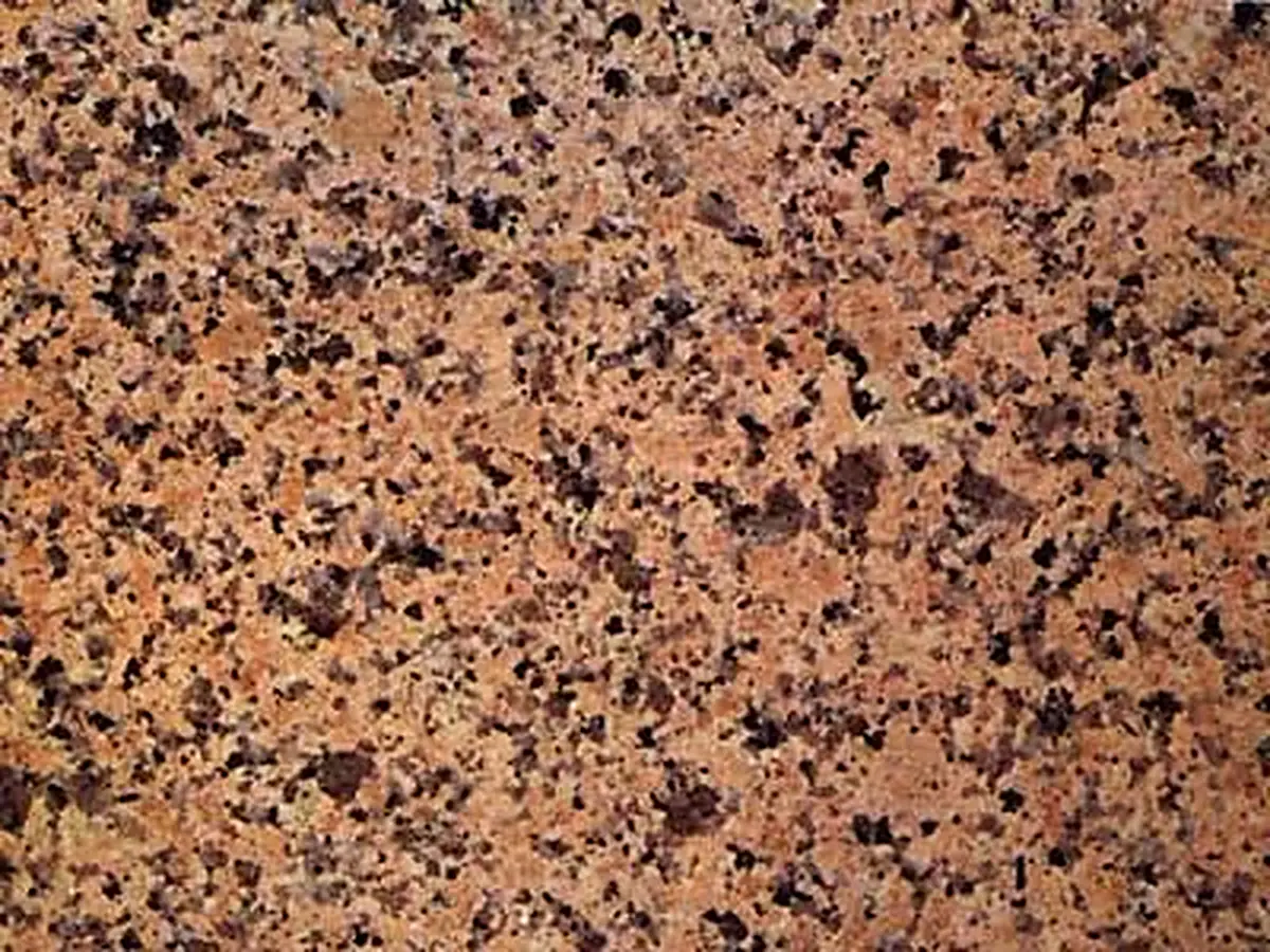 Blauenthal granite polished sample – Marmi di Carrara – gold, rust red (1)