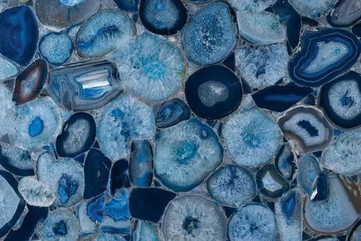 Blue Agate marmo, superficie di lastra – Marmi di Carrara – blu, antracite (1)