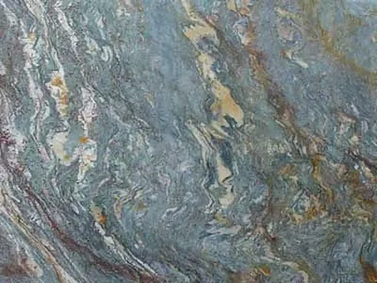 Blue Luise кварцит, полированный образец – Marmi di Carrara – серый, зелёный (1)