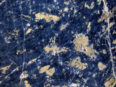 Blue Sodalite granito, campione lucido – Marmi di Carrara – antracite, grigio (1)