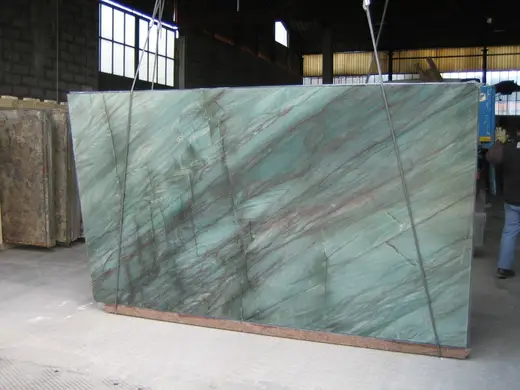 Botanic Green marmo, superficie di lastra – Marmi di Carrara – verde, grigio (1)