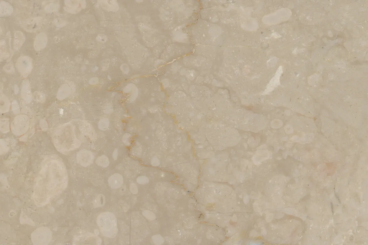 Botticino Semi Classico calcaire, échantillon poli – Marmi di Carrara – beige (1)