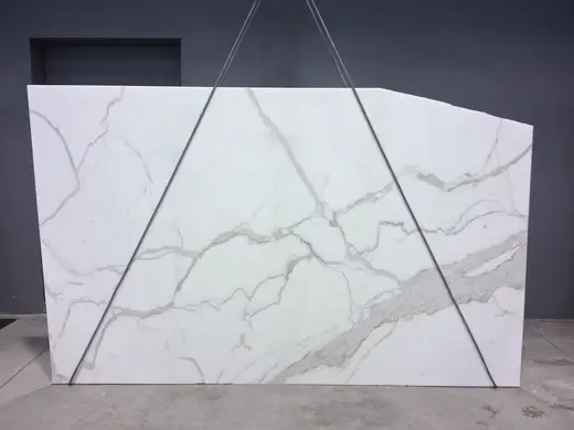 Calacatta marble slab surface – Marmi di Carrara – ivory, charcoal (13)