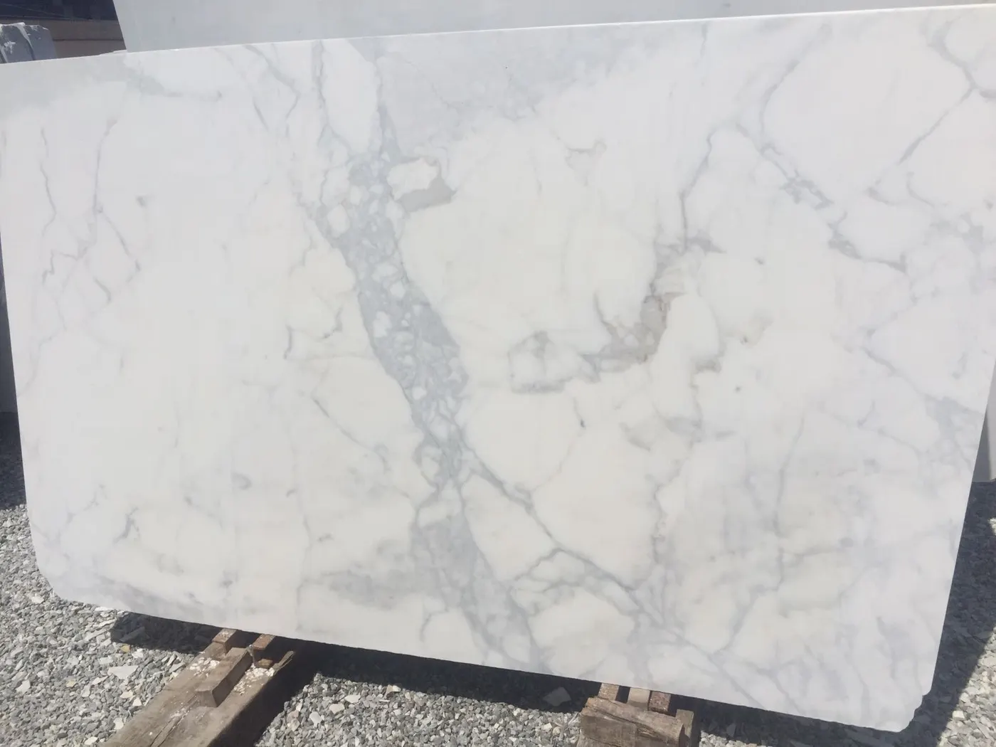 Calacatta marbre, surface de dalle – Marmi di Carrara – ivoire, gris clair (27)