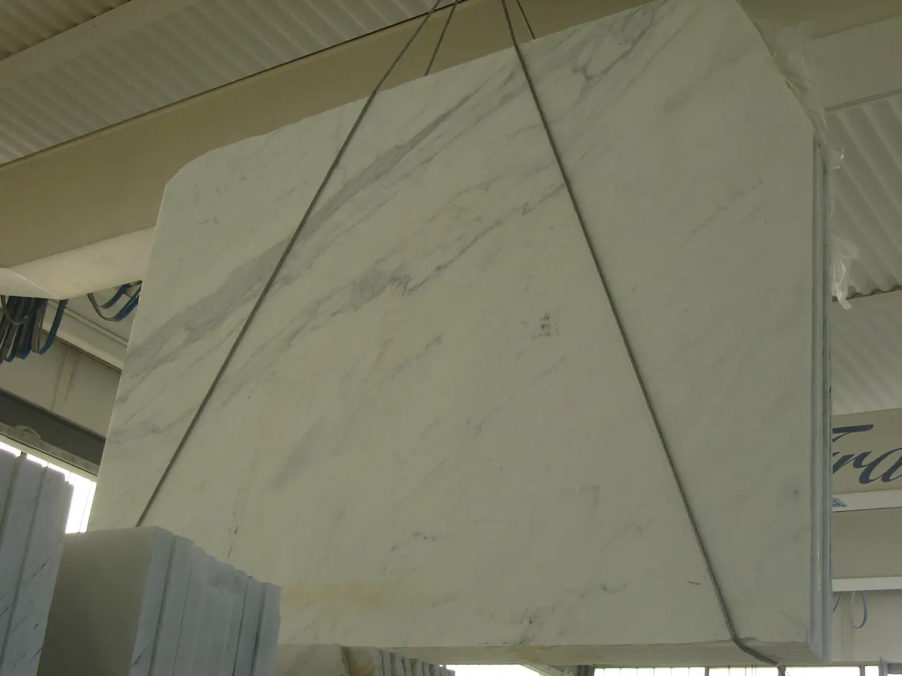 Calacatta marble slab surface – Marmi di Carrara – grey, green (46)