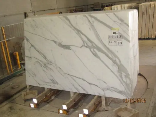 Calacatta marble slab surface – Marmi di Carrara – light grey, grey (65)